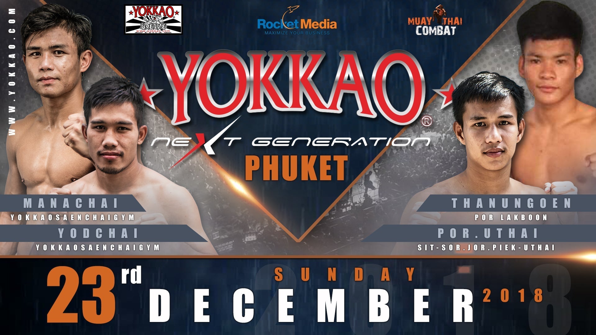 Manachai & Yodchai Fighting This Sunday in Phuket!-YOKKAO