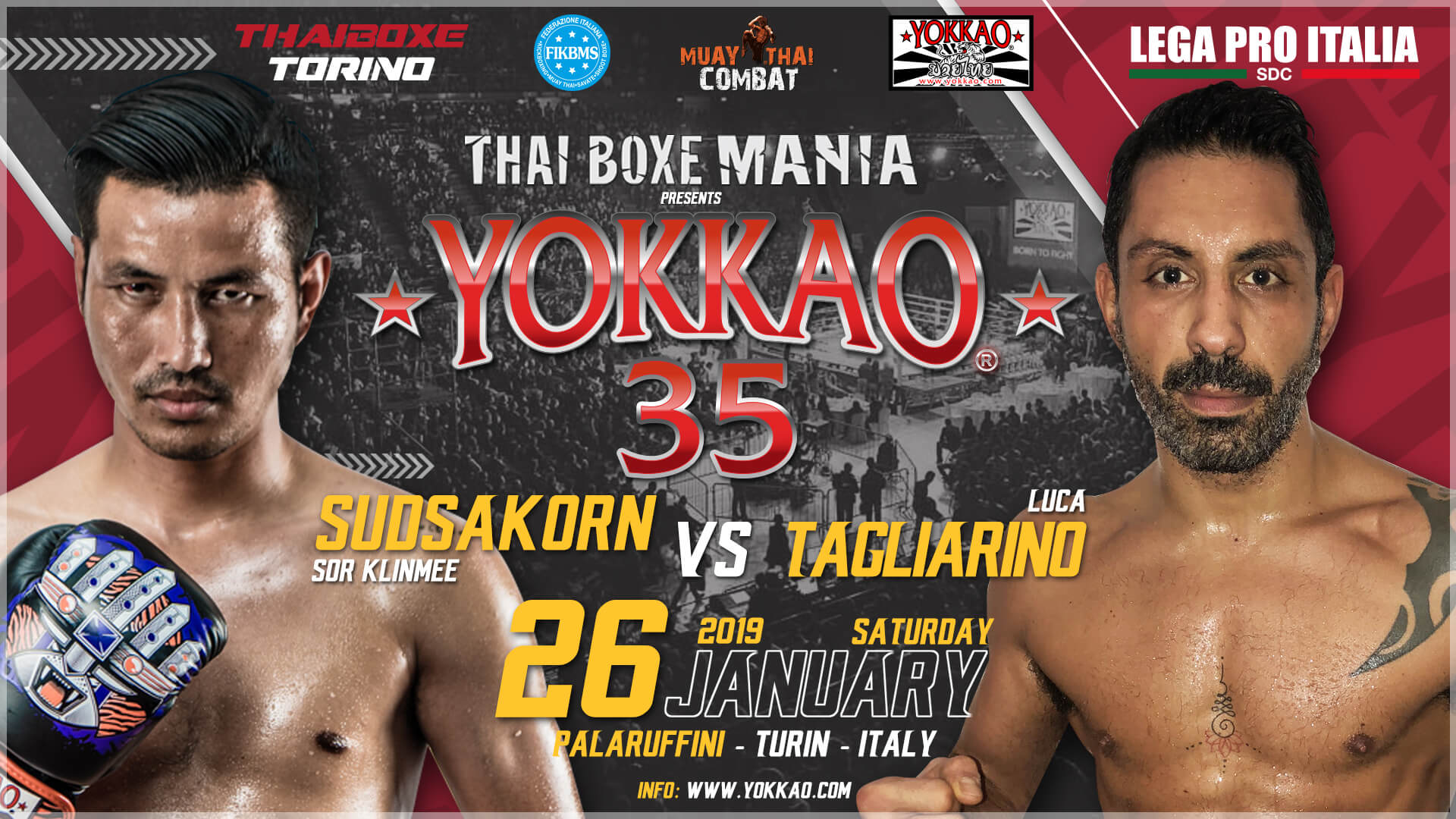 YOKKAO 35: Sudsakorn Sor Klinmee vs Luca Tagliarino-YOKKAO