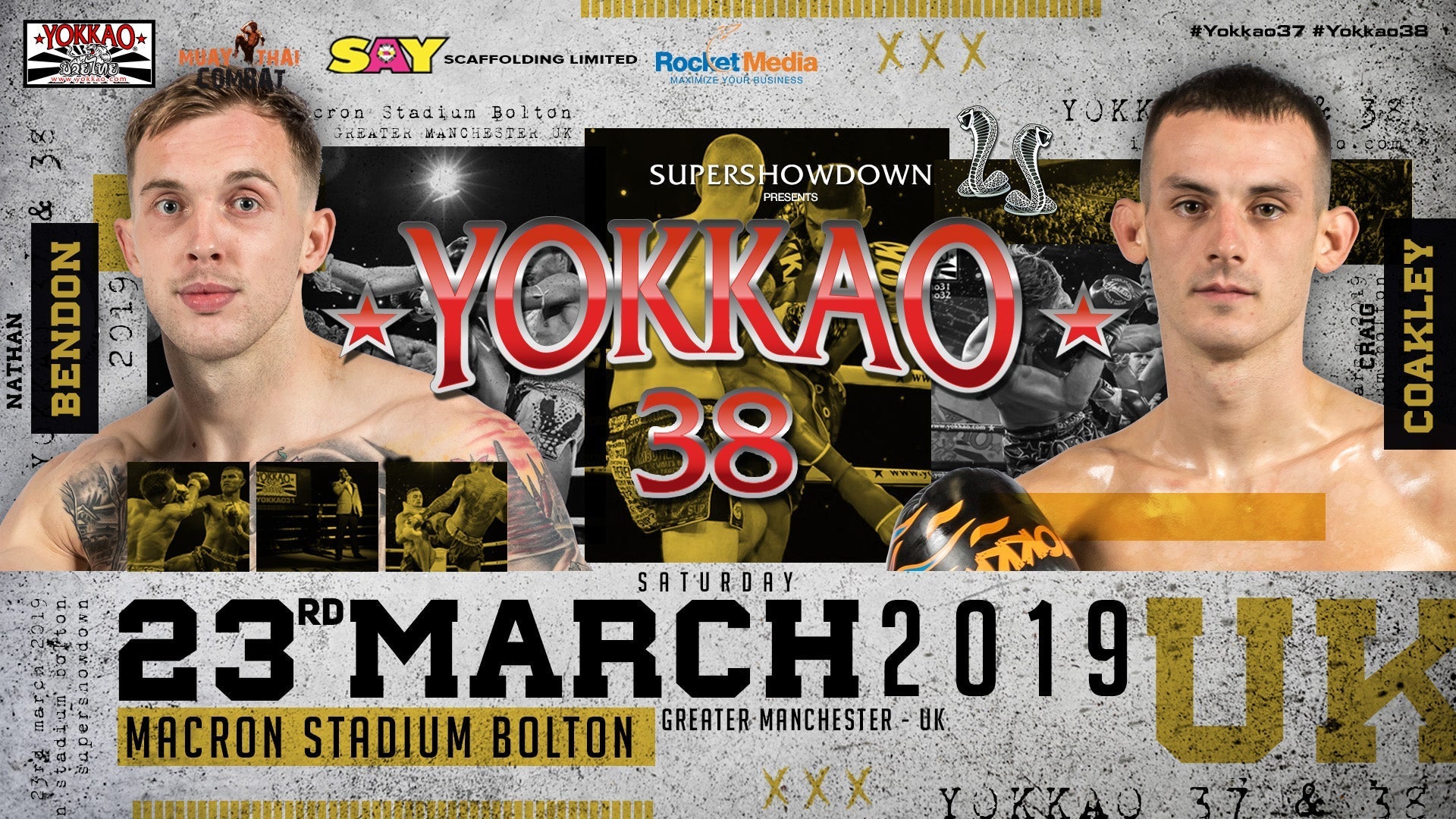 YOKKAO 38: Nathan Bendon vs Craig Coakley-YOKKAO