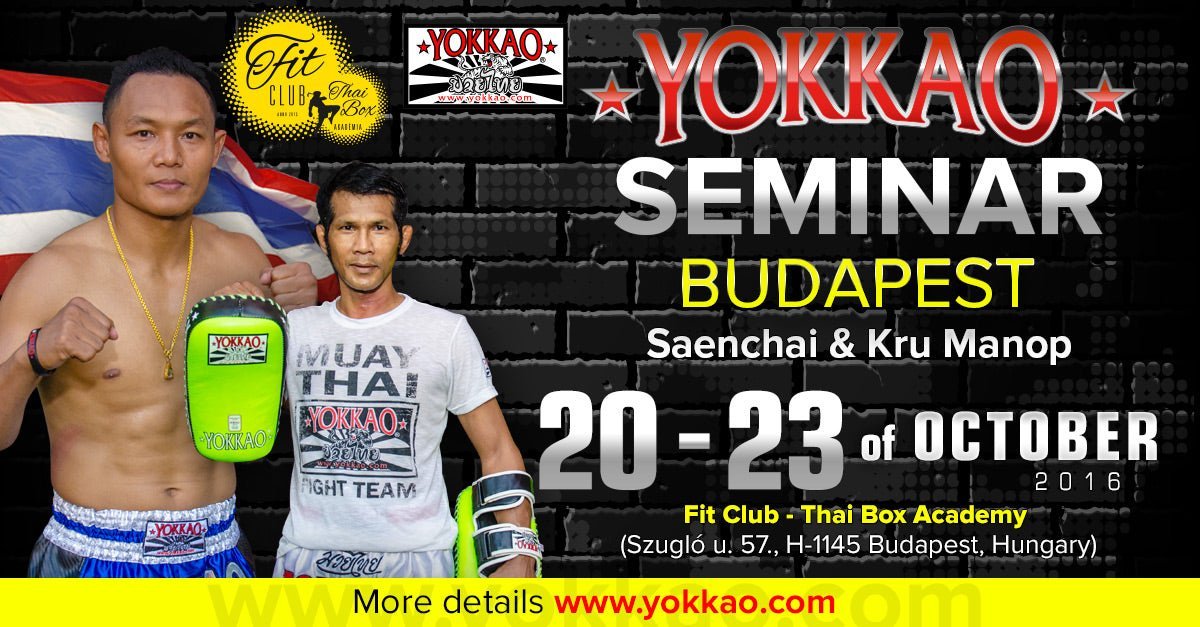 YOKKAO Hits Hungary with Saenchai and Kru Manop!-YOKKAO