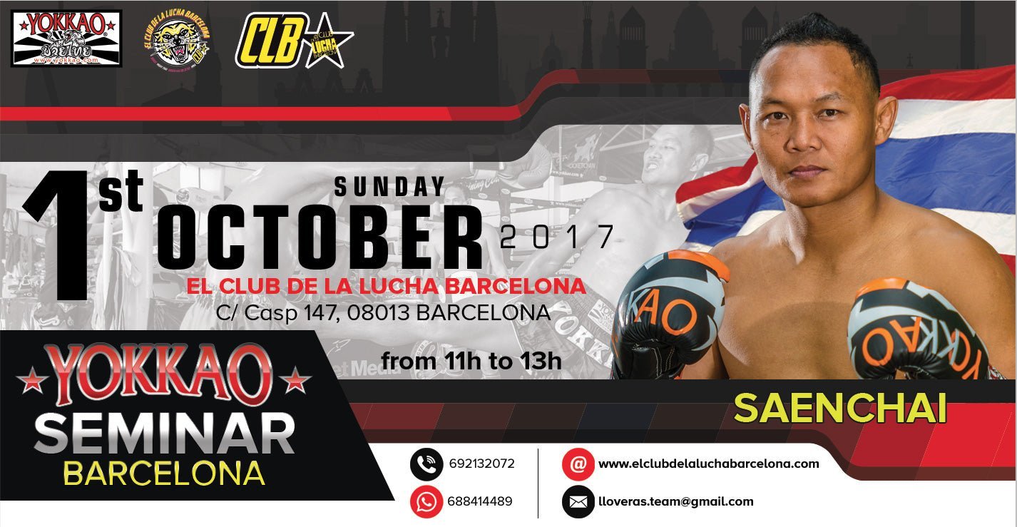 YOKKAO Seminar with Saenchai Going to Barcelona!-YOKKAO
