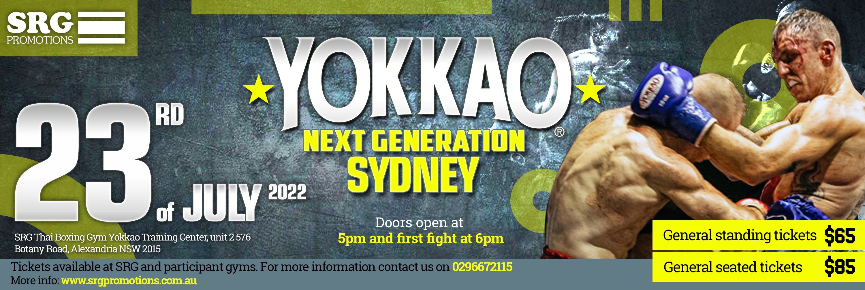 YOKKAO Sydney July Event Banner