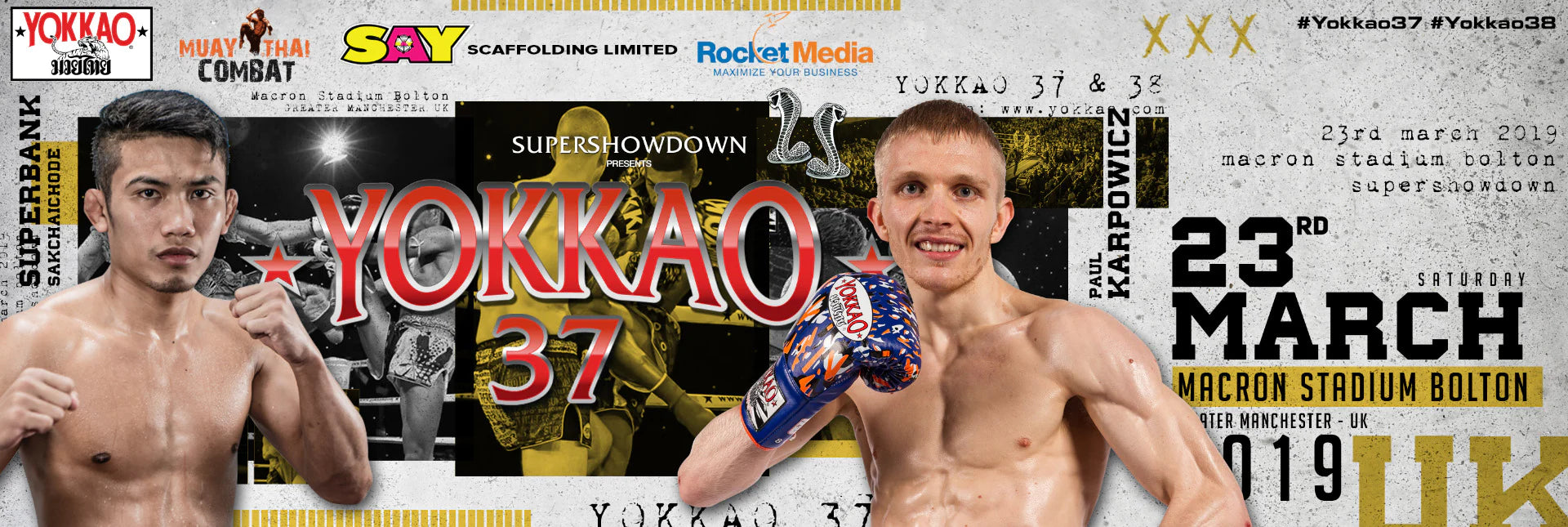 YOKKAO 37 Muay Thai Event Pose