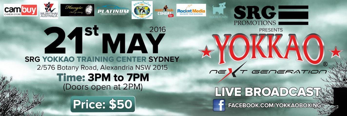 Muay Thai Australia Event Banner