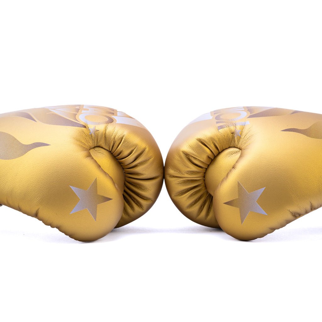 Les gants de boxe à la flamme