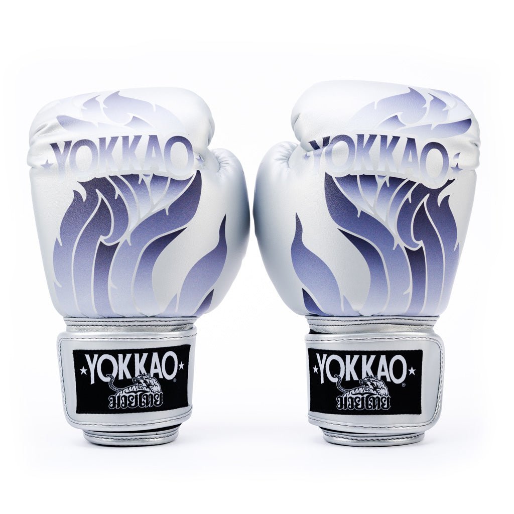 Les gants de boxe à la flamme