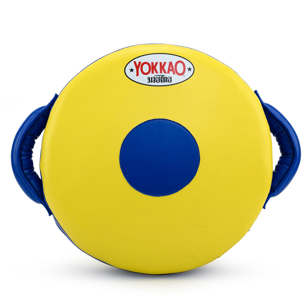 Round Punching Pad Yellow/Blue