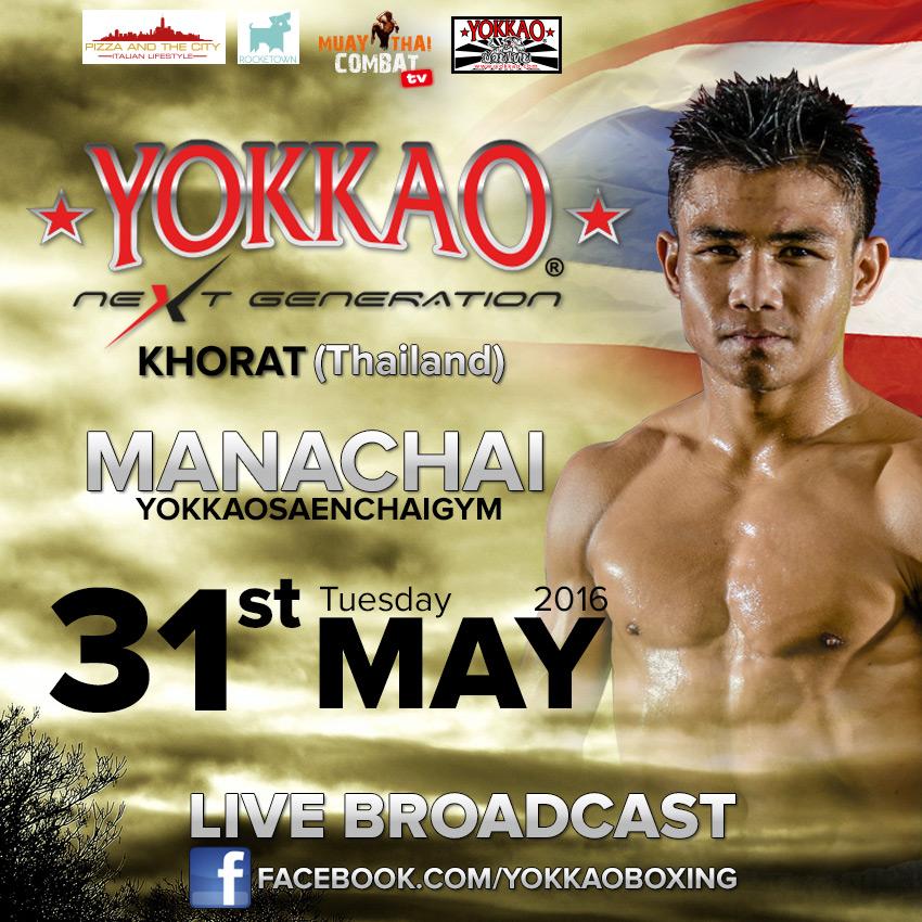 Manachai to headline YOKKAO Next Generation in Khorat!