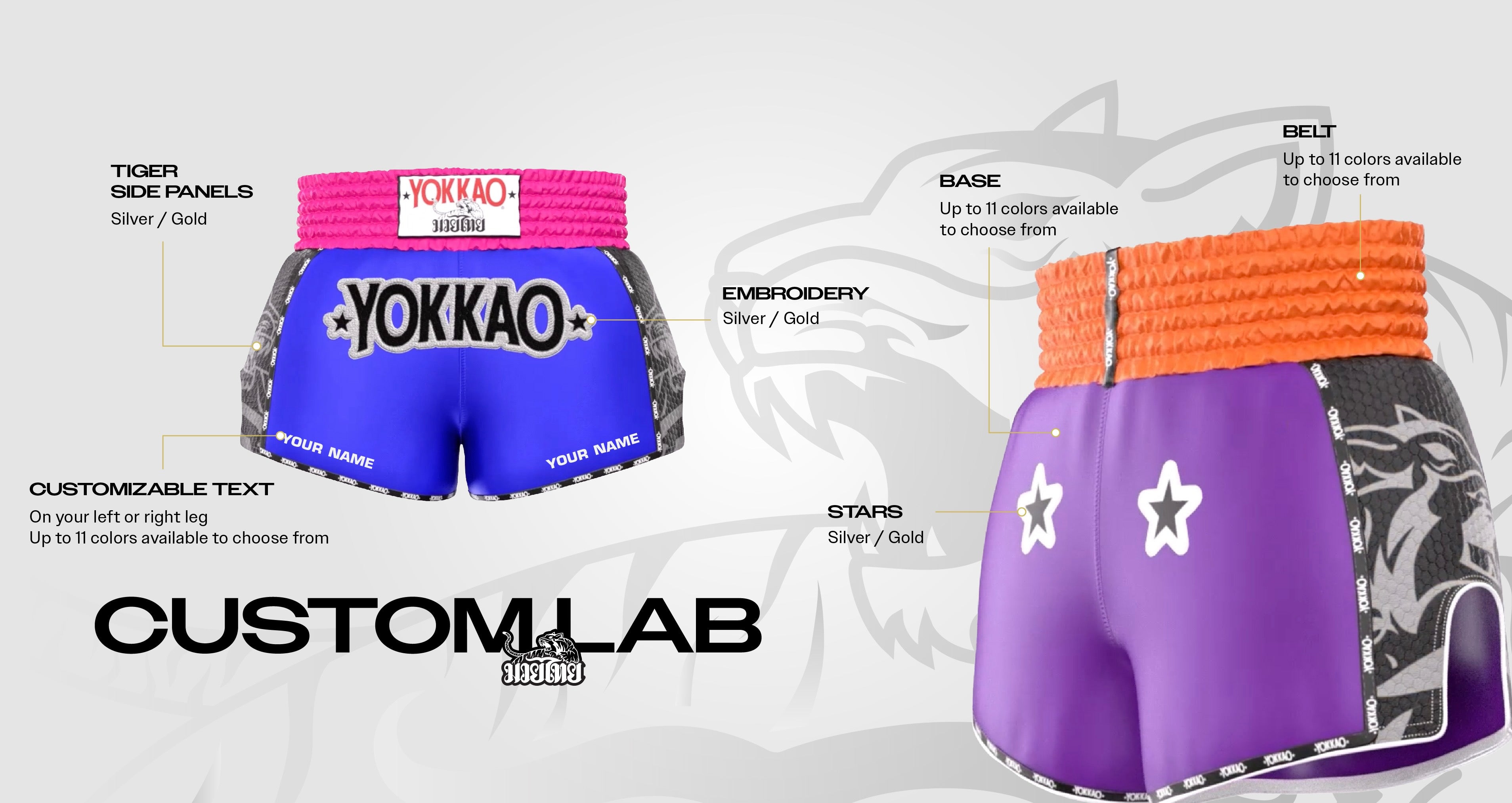 Muay thai short custom yokkao fight 