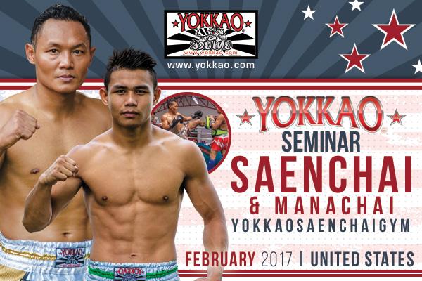 YOKKAO Saenchai/Manachai USA Seminar Tour Confirmed!