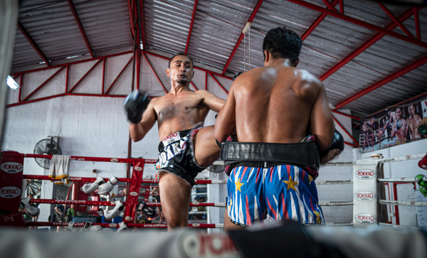 Sam-A Trains at YOKKAO Training Center to Prepare for Upcoming Fight