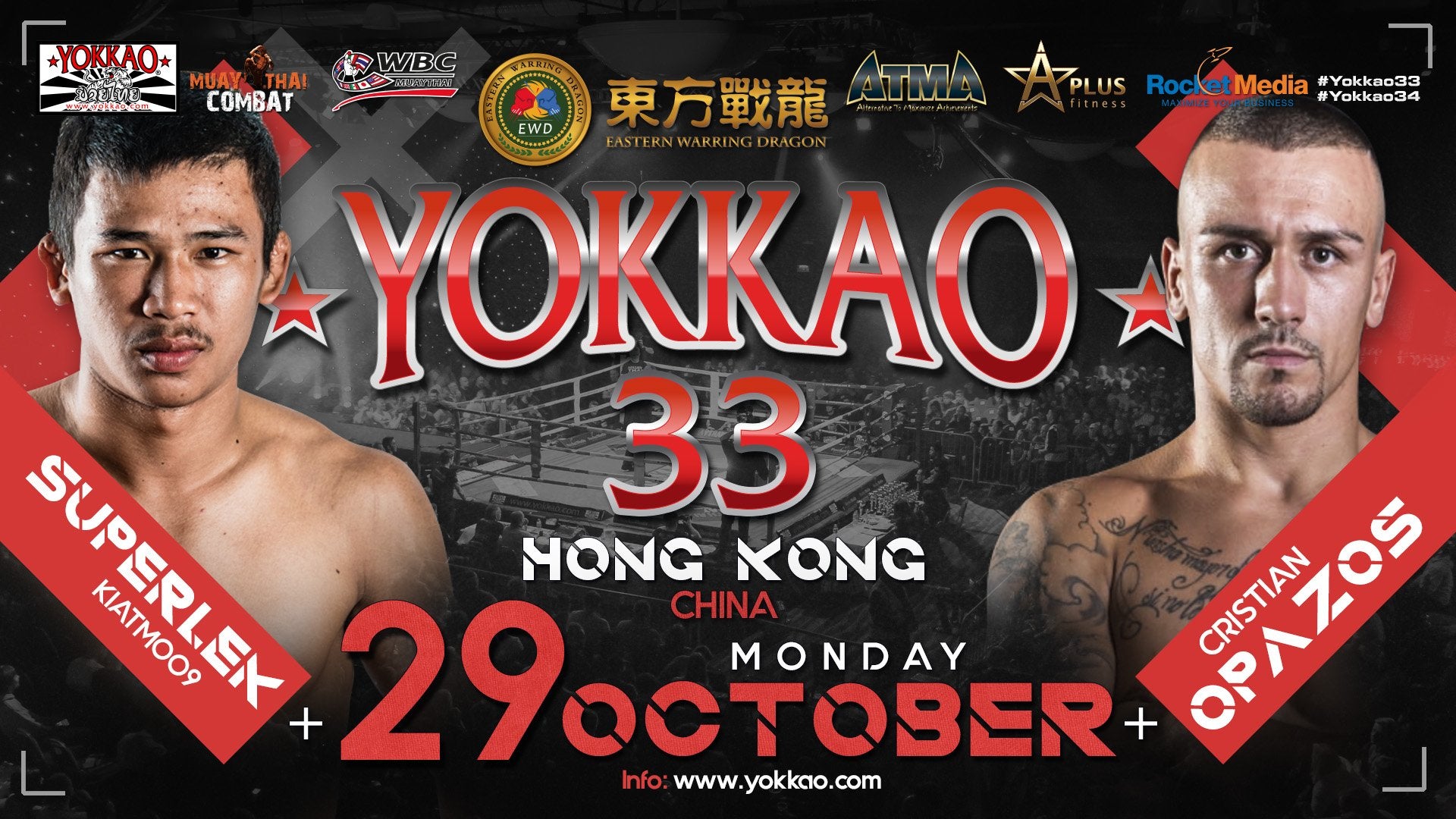 Superlek Joins YOKKAO 33 - 34 For Triple-Headliner Treat