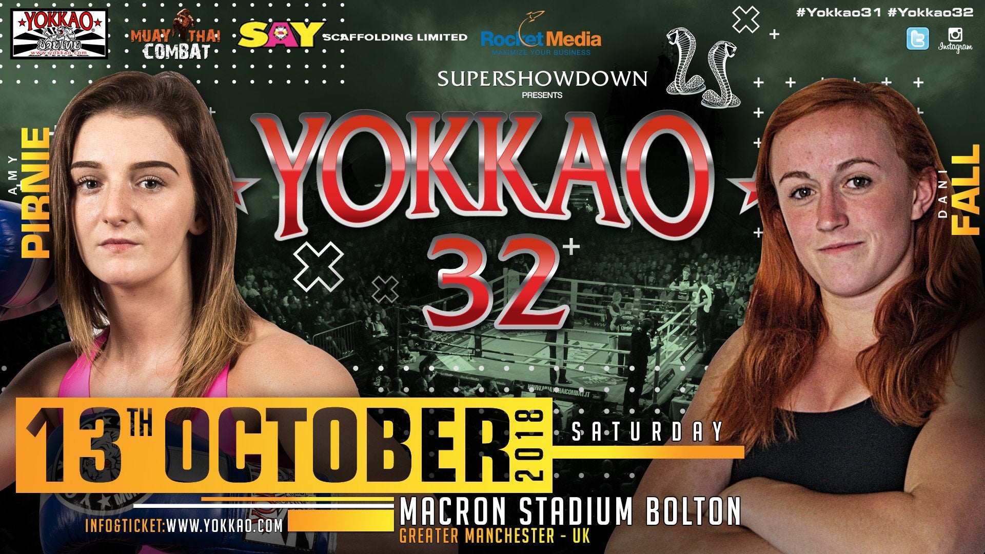 YOKKAO 32: Amy Pirnie vs Dani Fall For Number 1 Spot!