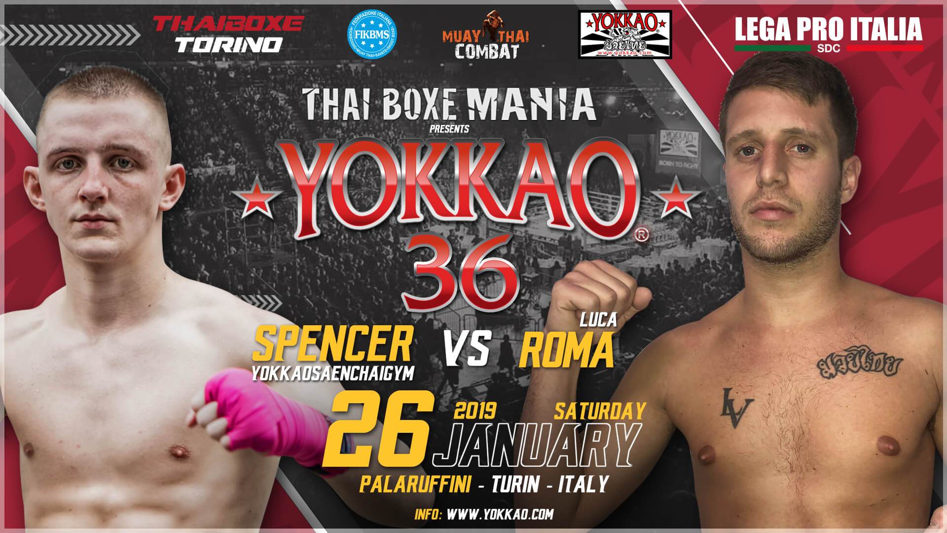 YOKKAO 36: Spencer Brown vs Luca Roma