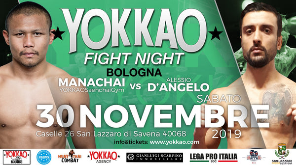 Manachai Steps In to Co-Headline YOKKAO Fight Night Bologna