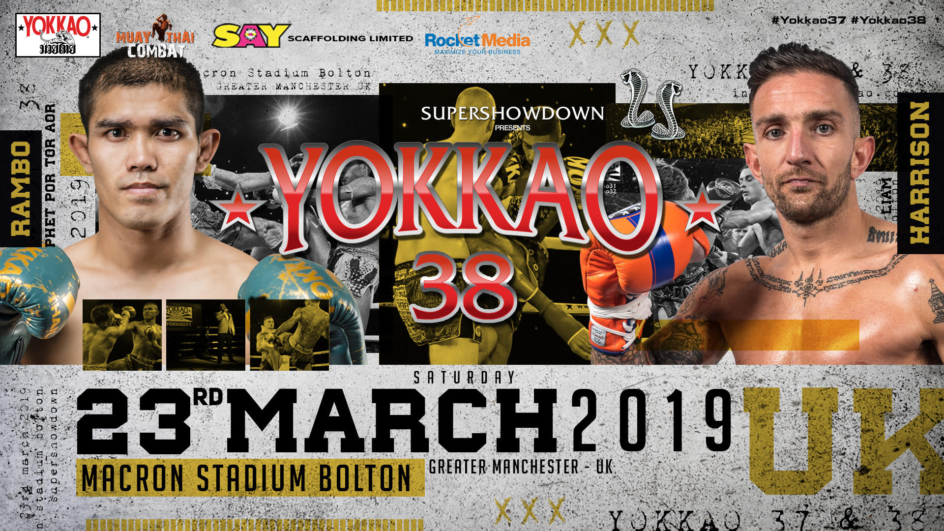 Liam Harrison vs Rambo Back On For YOKKAO 38!-YOKKAO