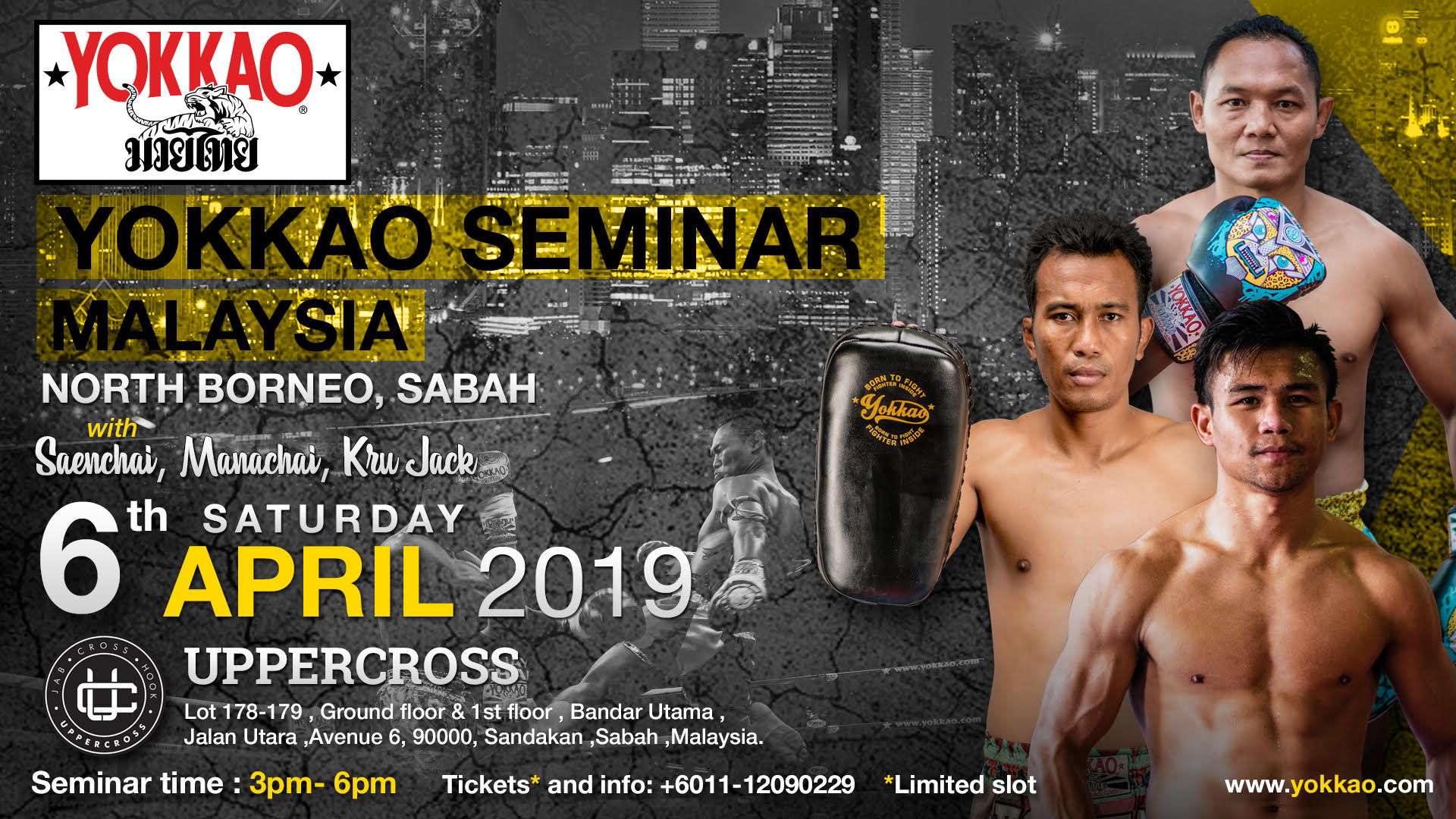 Sabah to Host YOKKAO Seminar with Saenchai & Manachai-YOKKAO