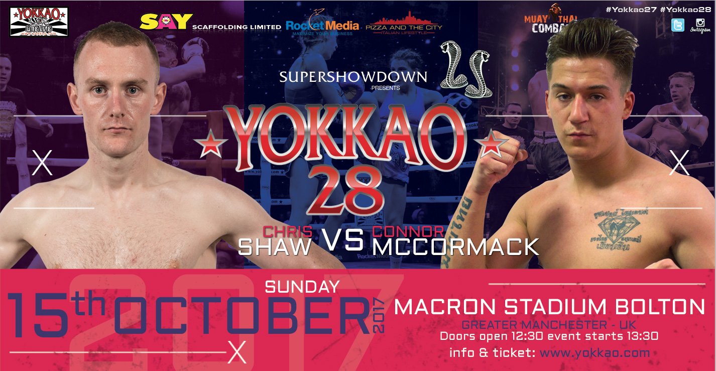 Chris Shaw Meets Connor McCormack at YOKKAO 28!