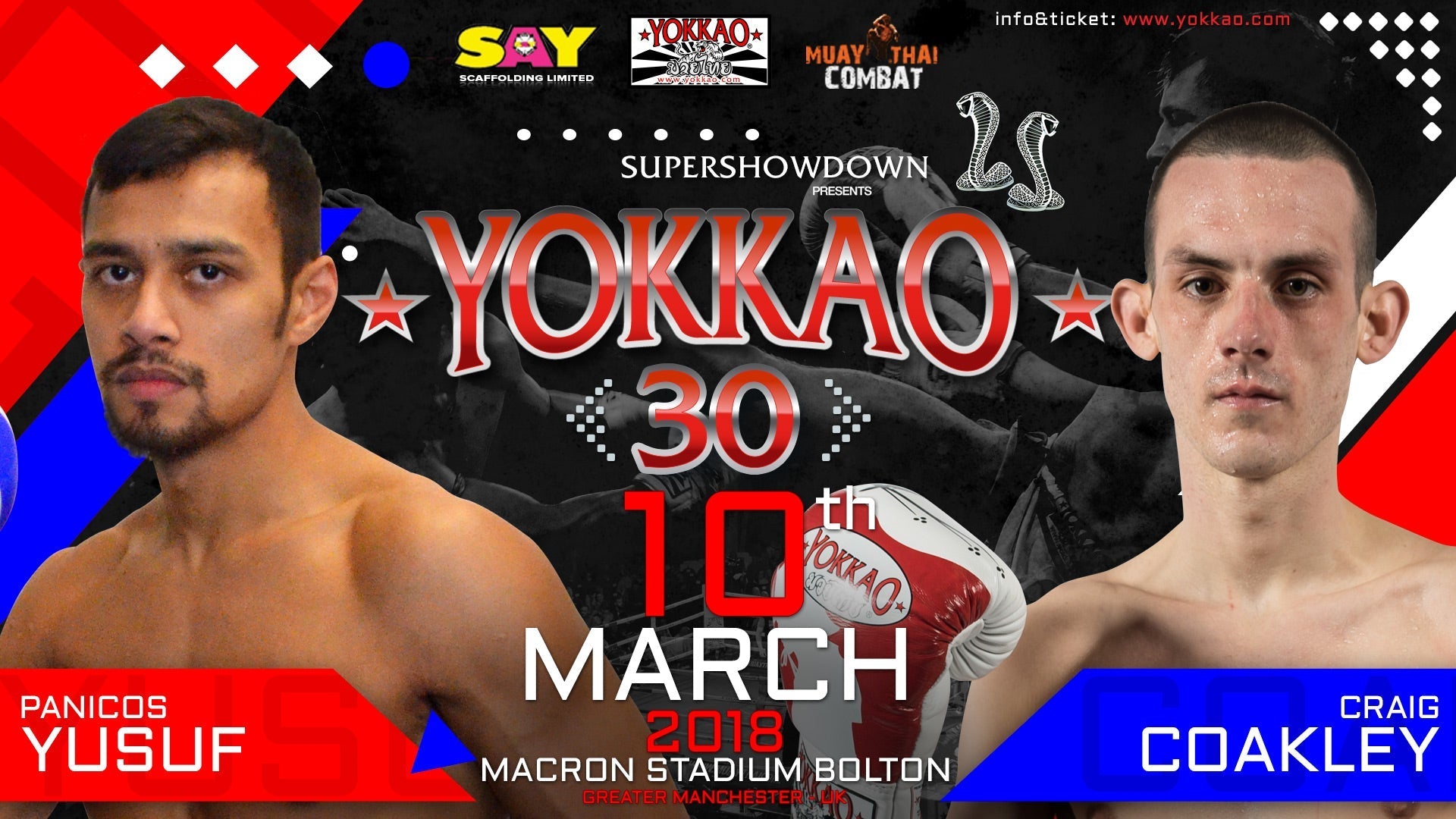 YOKKAO 30: Panicos Yusuf Takes On Craig Coakley!-YOKKAO