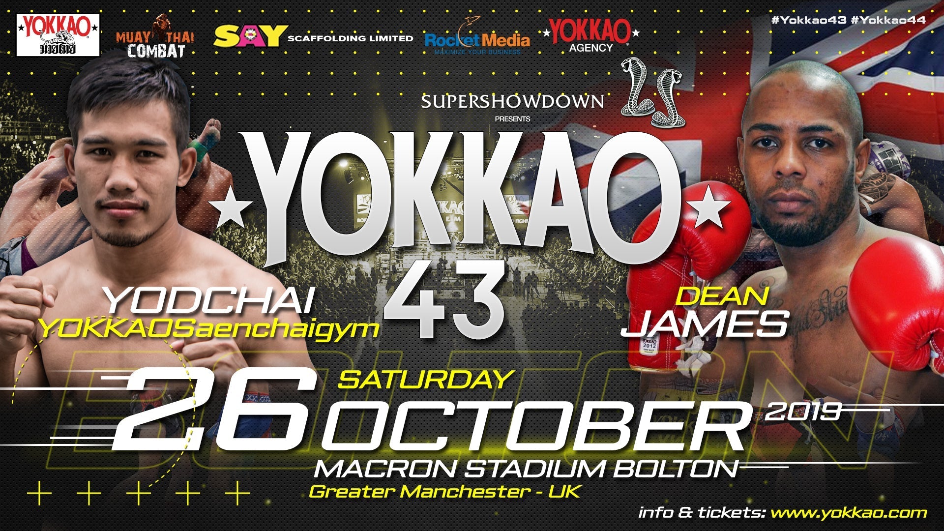 YOKKAO 43: Yodchai vs Dean James-YOKKAO