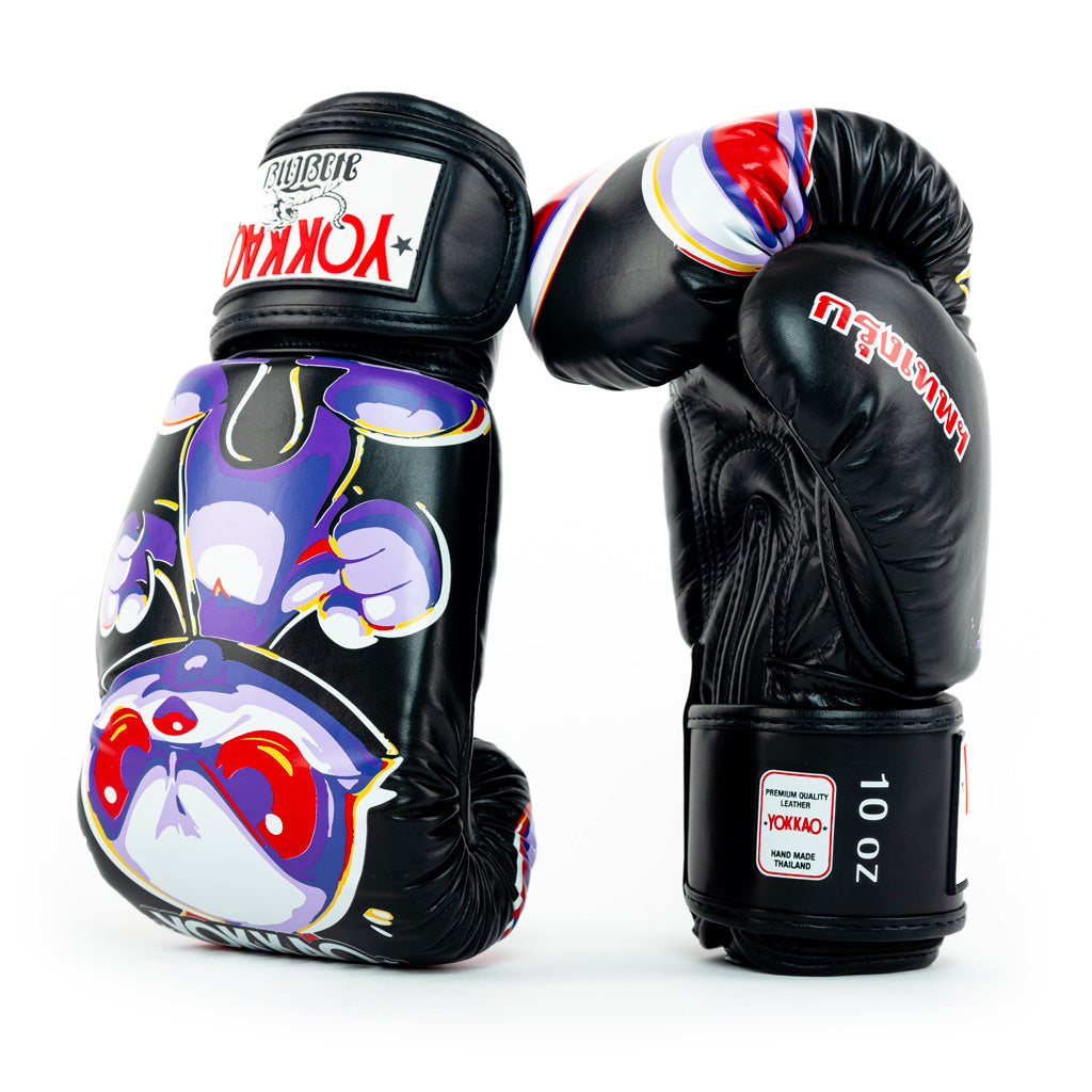 Yokkao 16oz gloves kickboxing Muay Thai boxing training offers sparring drills workout