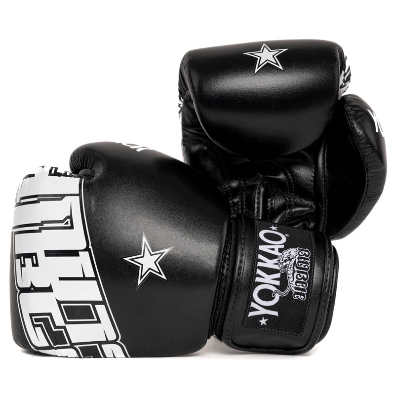 Muay Thai Gloves  YOKKAO Matrix Black Boxing Gloves